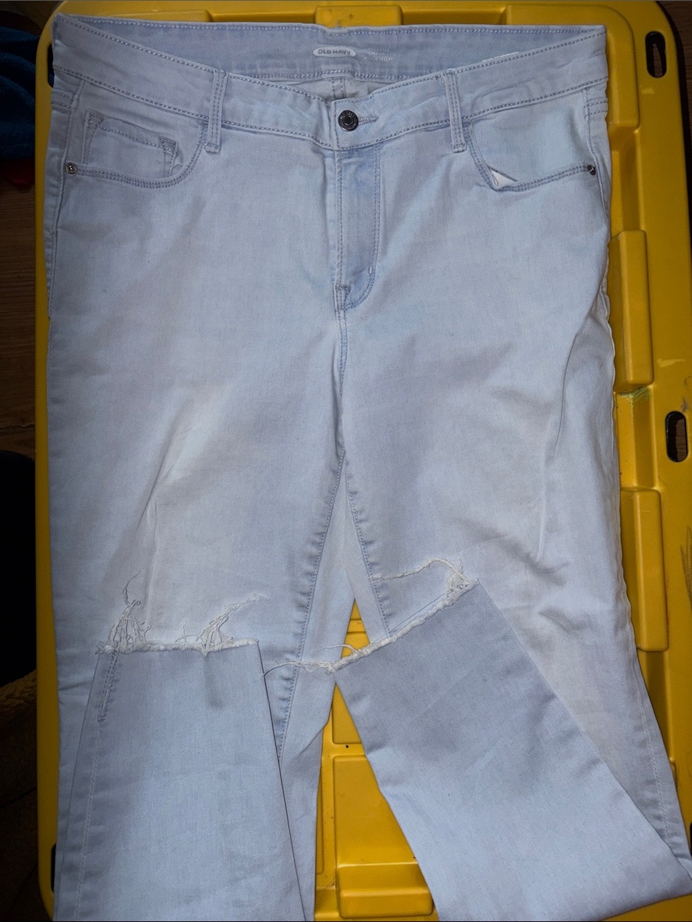 Old Navy Light Blue Women's Jeans - Classic Stretch Fit